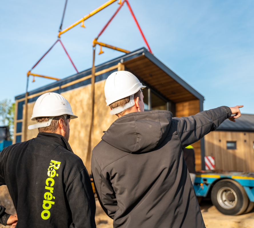 Plaatsing en installatie chalets en lodges